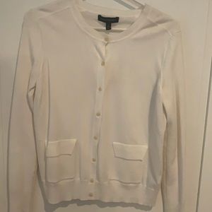Banana Republic white  sweater